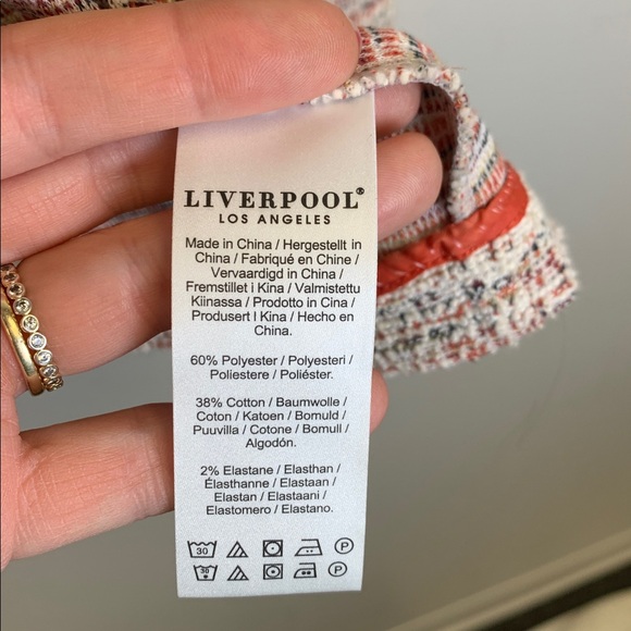 Liverpool Women's Textured Blazer in Multicolor - Picture 3 of 4